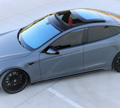 Фото дисков HRE P103 на Tesla Model S