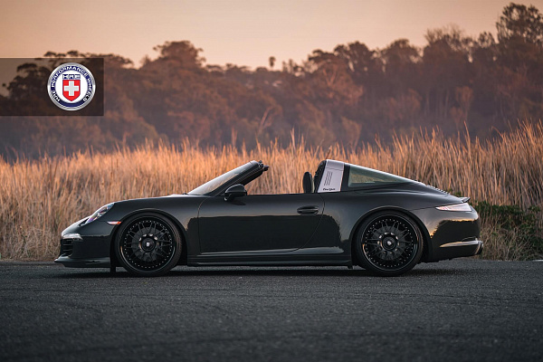 Фото дисков HRE 540C Черный сатин на Porsche 911 VII