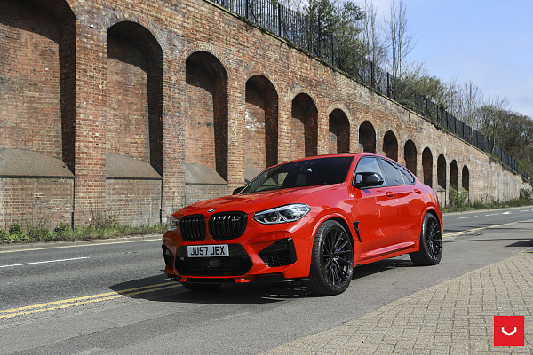 Фото дисков Vossen HF-4T Черный глянец на BMW X4/X4 M (G02/F98)