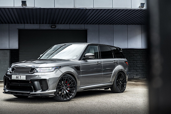 Фото дисков Kahn RS-2 Черный сатин на Range Rover Sport II