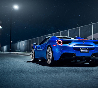 Фото дисков HRE S200 на Ferrari 488