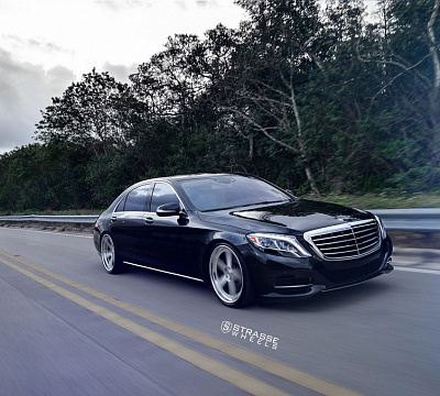 Фото дисков Strasse Wheels S5 Deep Concave на Mercedes-Benz S-Class (W222, C217)