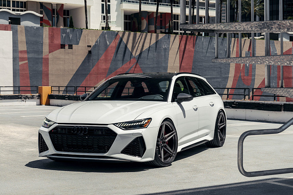 Фото дисков Vossen EVO-1R Глянцевый темный лак на Audi A/RS 6 (C8)
