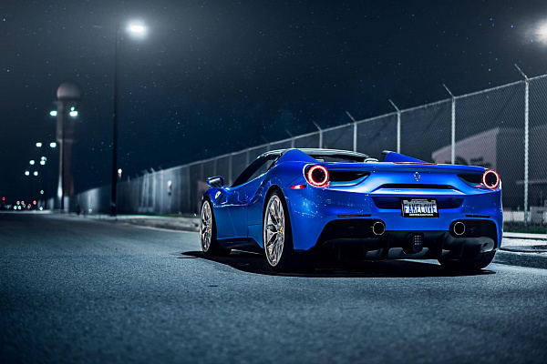 Фото дисков HRE S200 Глянцевый лак на Ferrari 488