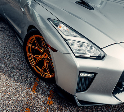 Фото дисков Vossen S21-01 на Nissan GT-R