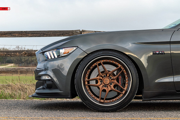 Фото дисков Anrky RS6 Сатиновая медь на Ford Mustang VI