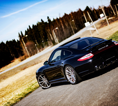 Фото дисков Vossen CG-203 на Porsche 911 VI