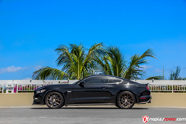 Фото дисков Vossen VFS-10 Глянцевая бронза на Ford Mustang VI