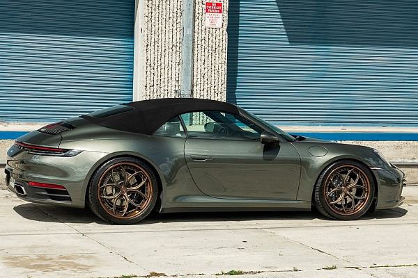 Фото дисков Anrky S3-X0 Сатиновая бронза на Porsche 911 VIII