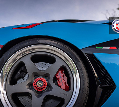 Фото дисков HRE 527 на Lamborghini Aventador
