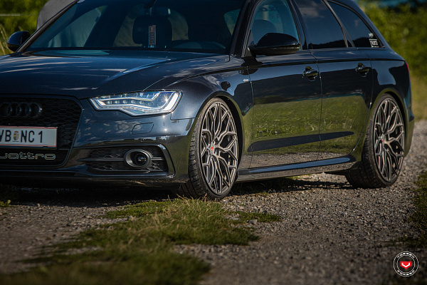 Фото дисков Vossen S17-01 Сатиновый графит на Audi A/RS 6 (C7)