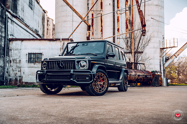 Фото дисков Vossen LC3-01 Сатиновая темная медь на Mercedes-Benz G-Class III