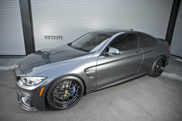 Фото дисков Strasse Wheels R10 Performance Черный сатин на BMW 4/M4 (F32/F82)