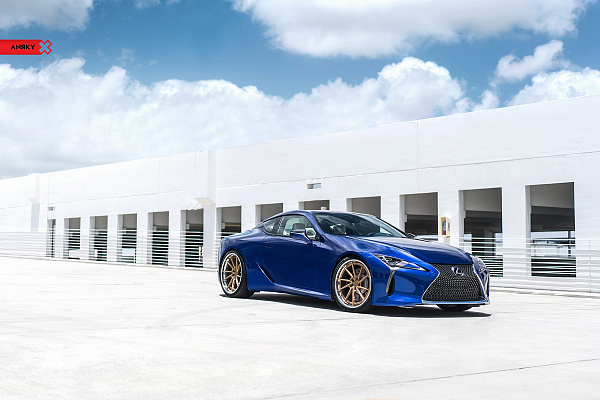 Фото дисков Anrky AN23 Сатиновое золото на Lexus LC 500