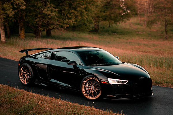 Фото дисков Brixton Forged PF9 Сатиновая медь на Audi R8 (4S)