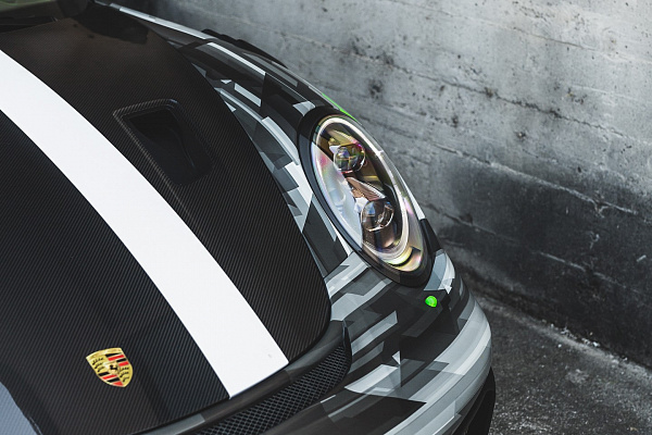 Фото дисков Brixton Forged CM5-R Черный матовый на Porsche 911 VII