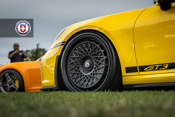 Фото дисков HRE 501 GTM Черный сатин на Porsche 911 VIII