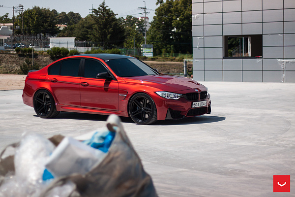 Фото дисков Vossen VFS-5 Черный сатин на BMW 3/M3 (F3x/F80)