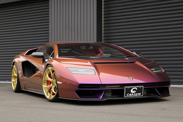 Фото дисков Anrky S2-X0 Глянцевое золото на Lamborghini Countach