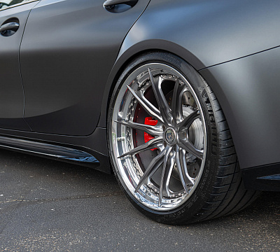 Фото дисков HRE S104SC на BMW 3/M3 (G2x/G80)