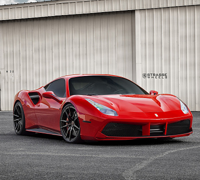 Фото дисков Strasse Wheels SV1 Deep Concave Monoblock на Ferrari 488