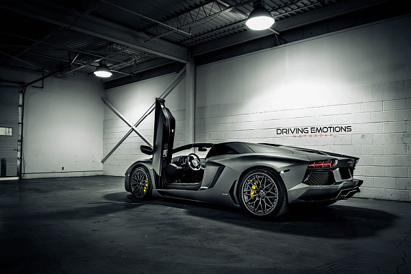 Фото дисков HRE S200 Сатиновый графит на Lamborghini Aventador