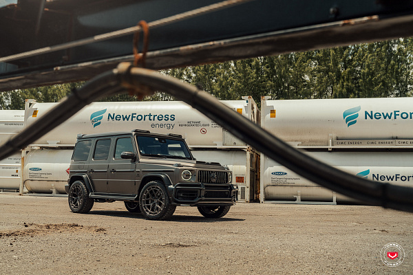 Фото дисков Vossen LC3-01 Глянцевый темный лак на Mercedes-Benz G-Class III
