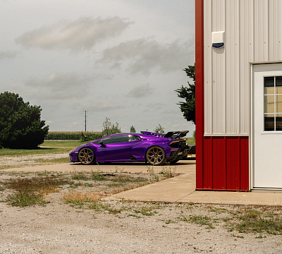 Фото дисков Vossen EVO-3R на Lamborghini Huracan