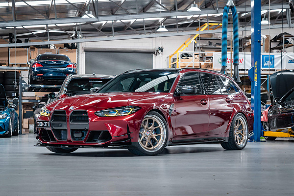 Фото дисков HRE 521 Глянцевая шампань на BMW 3/M3 (G2x/G80)