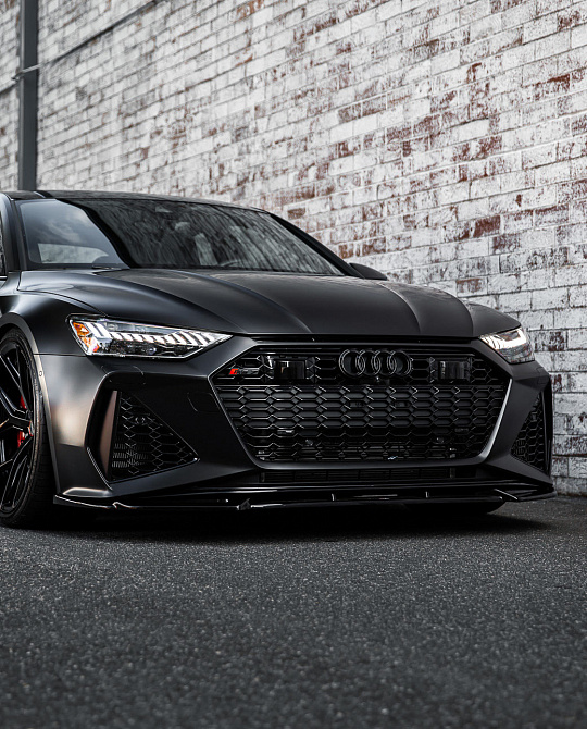 Фото дисков HF-5 Черный сатин на Audi A/RS 7 (4K)