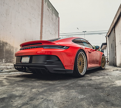 Фото дисков Brixton Forged TR20 на Porsche 911 VIII