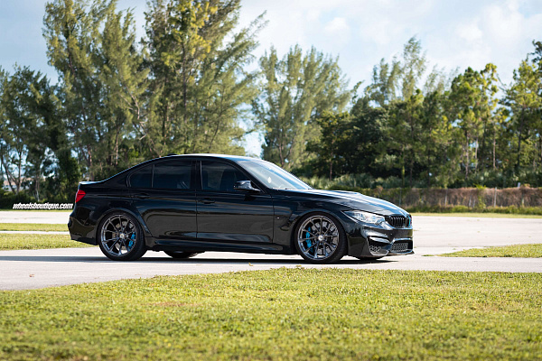 Фото дисков HRE P204 Глянцевый темный лак на BMW 3/M3 (F3x/F80)