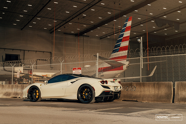 Фото дисков NOVITEC NF8 Черный глянец на Ferrari F8