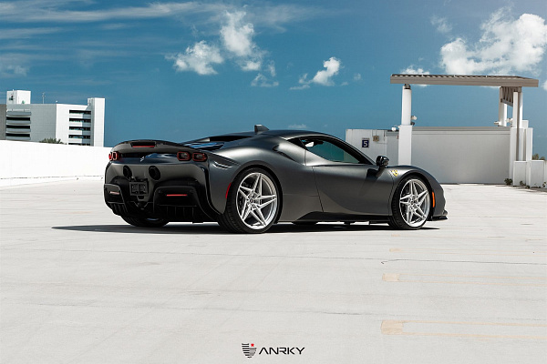 Фото дисков Anrky S1-X3 Глянцевый лак на Ferrari SF90