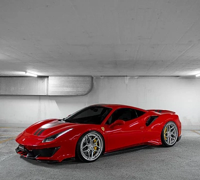 Фото дисков ST Wheels ST20.2 на Ferrari 488