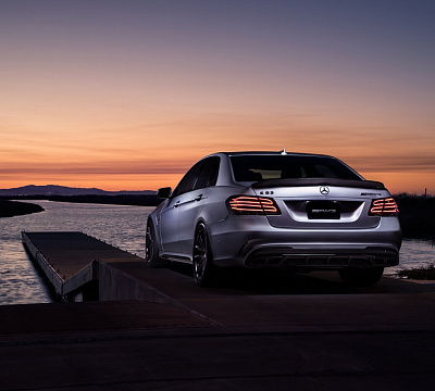 Фото дисков HRE P104 на Mercedes-Benz E-Class (W212, S212, C207)
