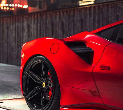 Фото дисков Brixton Forged PF4 на Ferrari 488