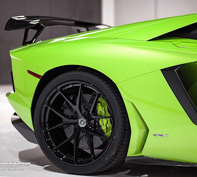Фото дисков HRE P101 на Lamborghini Aventador