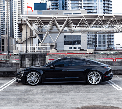 Фото дисков Vossen HF-7 на Porsche Taycan I