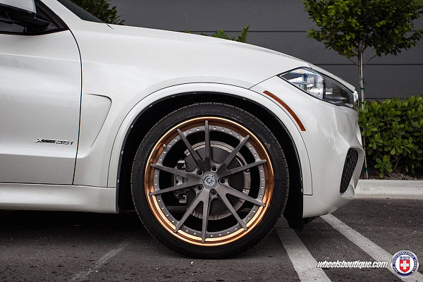 Фото дисков HRE S104 Сатиновый темный лак на BMW X5/X5 M (F15/F85)