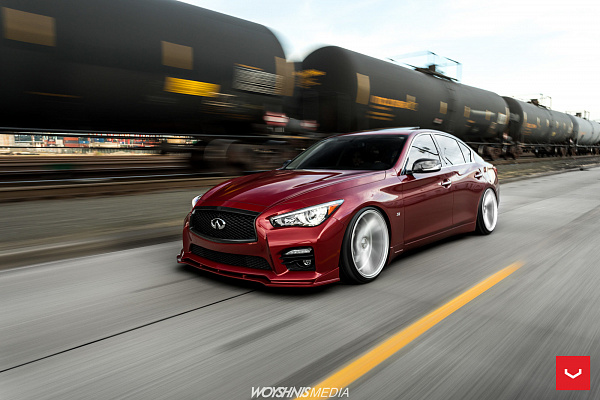 Фото дисков Vossen CVT Серебро на Infiniti Q50
