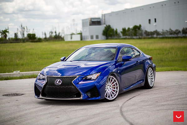 Фото дисков Vossen VFS-2 Серебро на Lexus RC