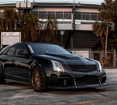 Фото дисков Vossen VFS-2 на Cadillac CTS II