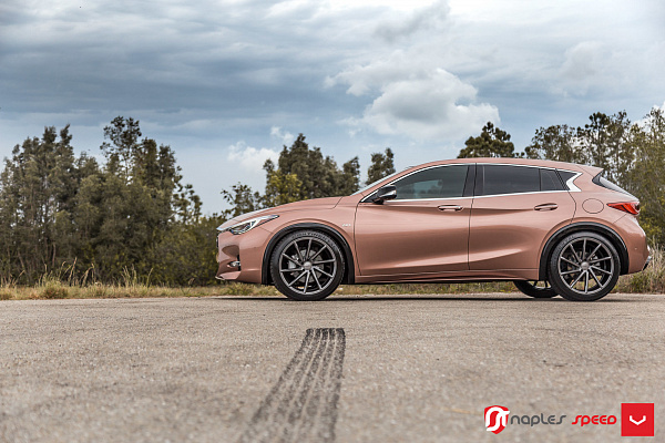 Фото дисков Vossen CVT Глянцевый графит на Lexus RC