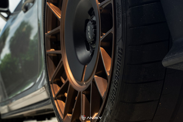 Фото дисков Anrky AN20 Aerosport Сатиновая бронза на Porsche 911 VIII