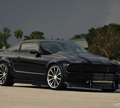 Фото дисков Vossen CV1 на Ford Mustang V