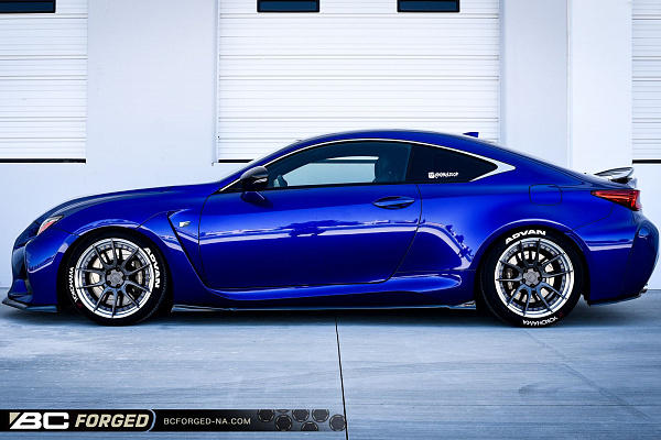 Фото дисков BC Forged HCA162 Матовый графит на Lexus RC