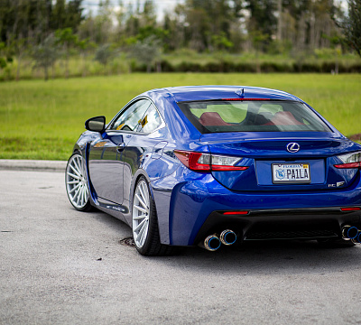 Фото дисков Vossen VFS-2 на Lexus RC
