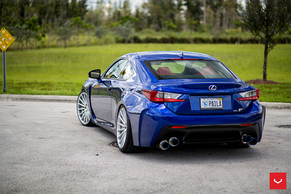 Фото дисков Vossen VFS-2 Серебро на Lexus RC