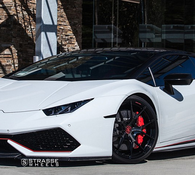 Фото дисков Strasse Wheels SM5R Deep Concave Monoblock на Lamborghini Huracan